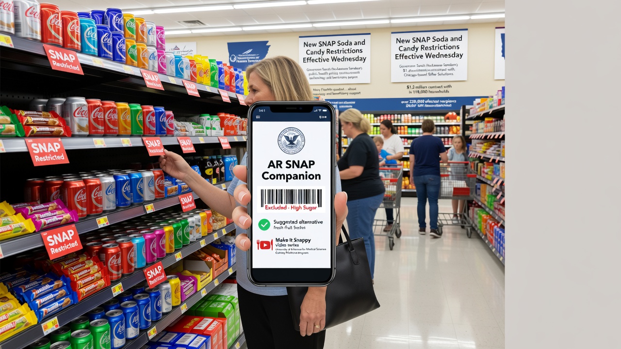Arkansas Pairs Grocery Scanning App With New SNAP Soda and Candy Restrictions