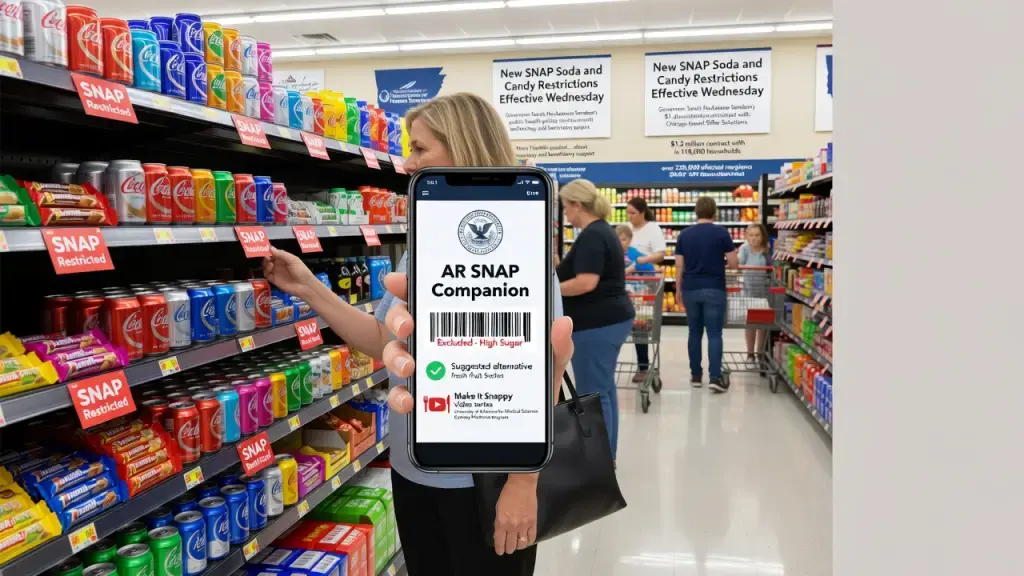 Arkansas Pairs Grocery Scanning App With New SNAP Soda and Candy Restrictions